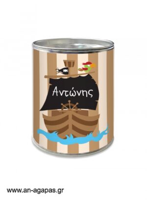 Μπομπονιέρα  βάπτισης  κουμπαράς  Pirate  Ship