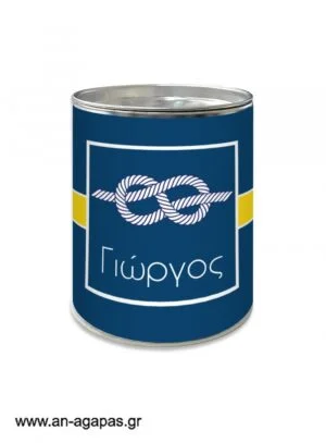 Μπομπονιέρα  βάπτισης  κουμπαράς  Yellow  Nautica 