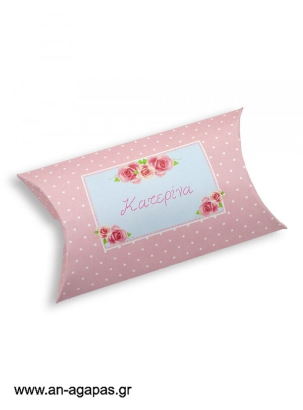 Μπομπονιέρα  βάπτισης  κουτί  μπομπέ  Shabby  Chic