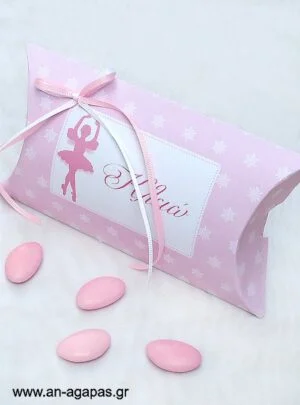 Μπομπονιέρα  βάπτισης  μπομπέ  Ballet  Princess 