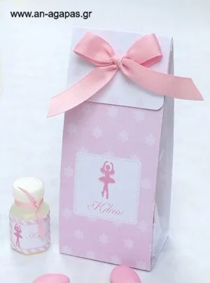 Μπομπονιέρα  δωράκι  με  bubbles  Ballet  Princess 