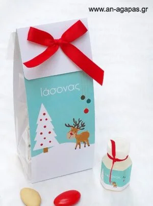 Μπομπονιέρα  δωράκι  με  bubbles  Merry  Wishes 