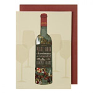 Ευχετήρια  κάρτα  Wine  Shaker   