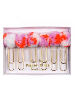 Συνδετήρες  μικροί  με  Pom  Pom 