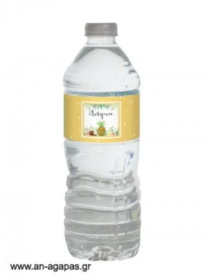 Ετικέτα  νερού  Tropical  Pineapple 