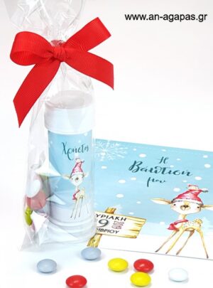 Μπομπονιέρα παιδική bubbles Christmas Baby Deer