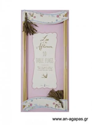 Σημαιάκια  τραπεζιού  Love  in  the  Afternoon-EOL 