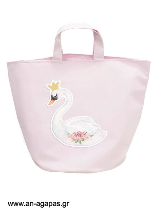 Τσάντα υφασμάτινη Swan