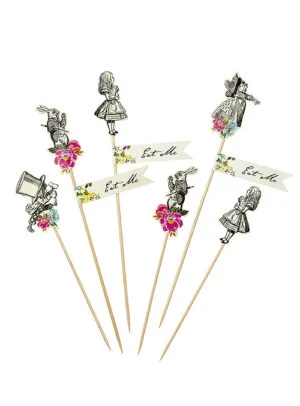 Διακοσμητικά stick φαγητού TRULY ALICE, 12τμχ