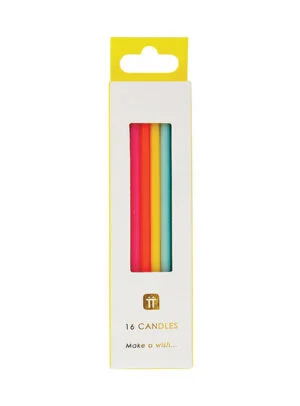 Κεριά Rainbow (16τμχ)