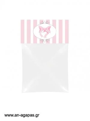 Bag  Toppers  Ροζ  Πουά 