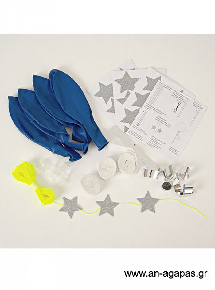 Balloon  Kit  Blue  (8τεμ)