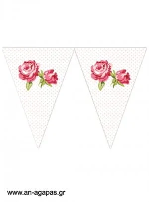 Banner-Σημαιάκια  Λουλούδια 