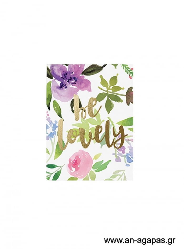 Be  Lovely  Floral  -  Pocket  Notes