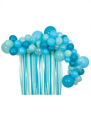 Blue Balloons And Streamers Kit 