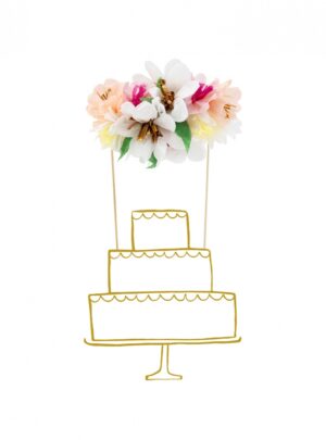 Cake  Topper  Flower  Bouquet