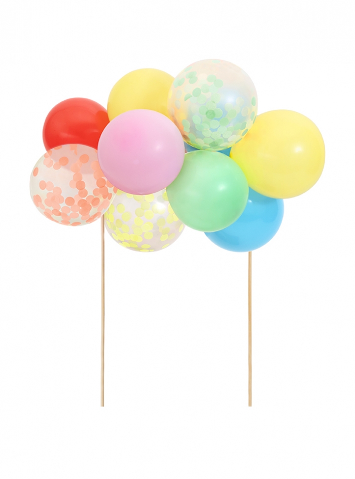 Cake  Topper  Rainbow  Balloon