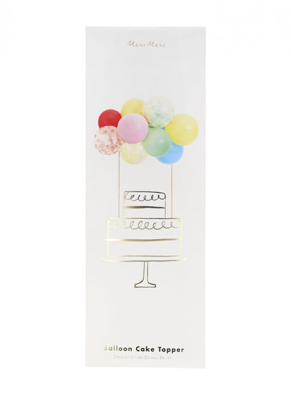 Cake  Topper  Rainbow  Balloon