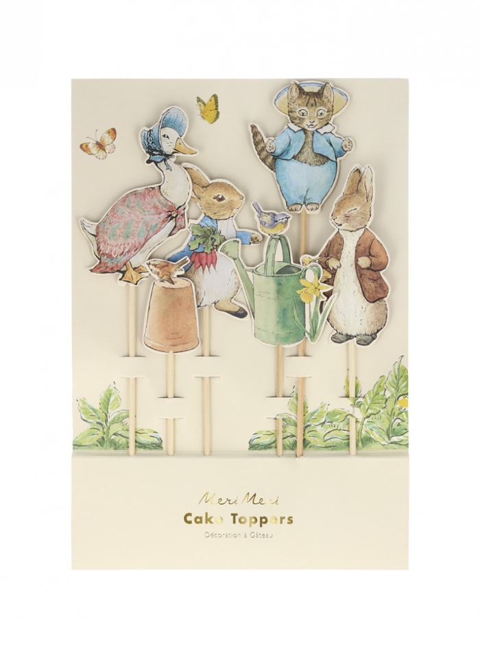 Cake  Toppers  Peter  Rabbit  &  Friends,  6τμχ