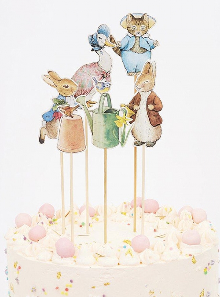 Cake  Toppers  Peter  Rabbit  &  Friends,  6τμχ