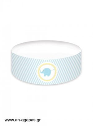 Cake  banner  Baby  Elephant  Blue
