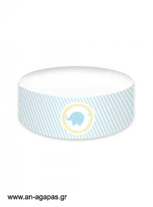 Cake  banner  Baby  Elephant  Blue