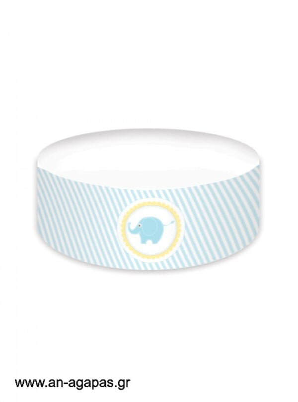 Cake  banner  Baby  Elephant  Blue