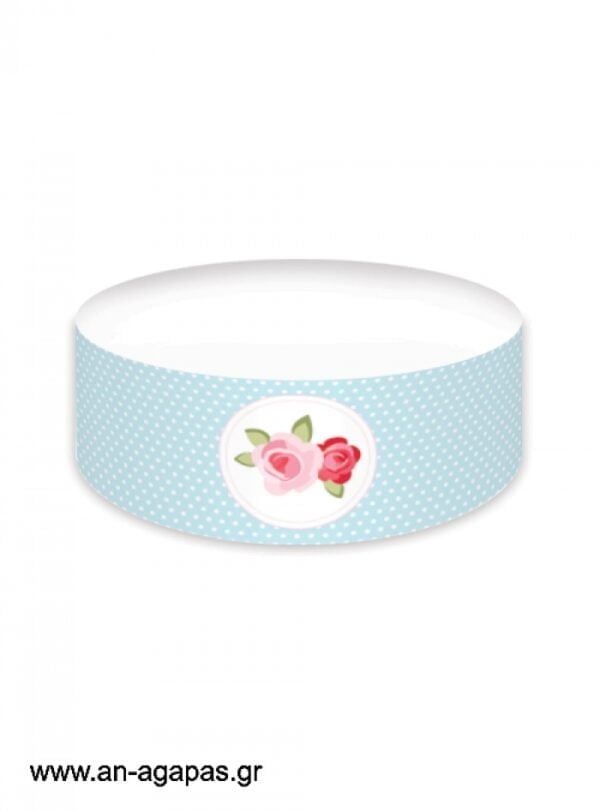 Cake  banner  Blossom  in  Blue