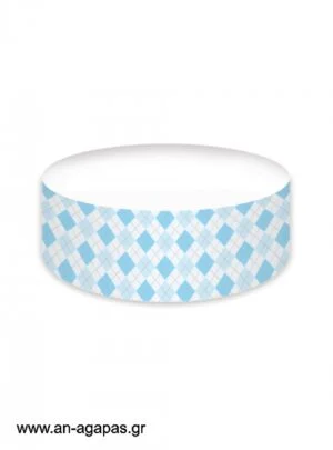 Cake  banner  Blue  Checks 