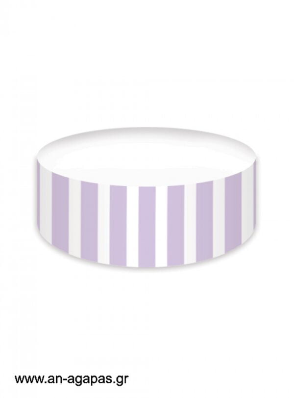 Cake  banner  Lavender  Dots  &  Stripes