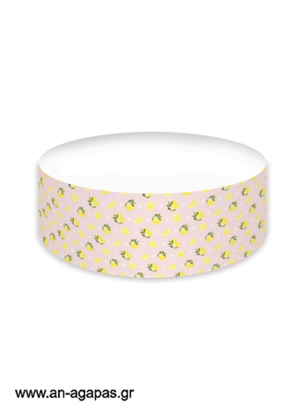 Cake banner Lemon in Pink