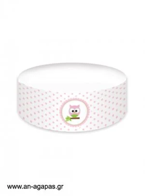 Cake  banner  Pink  Owl 
