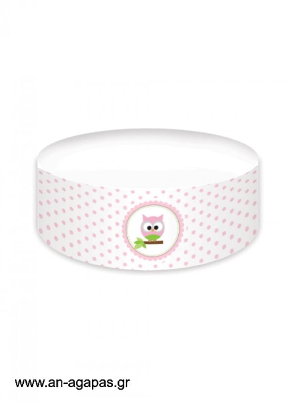 Cake  banner  Pink  Owl