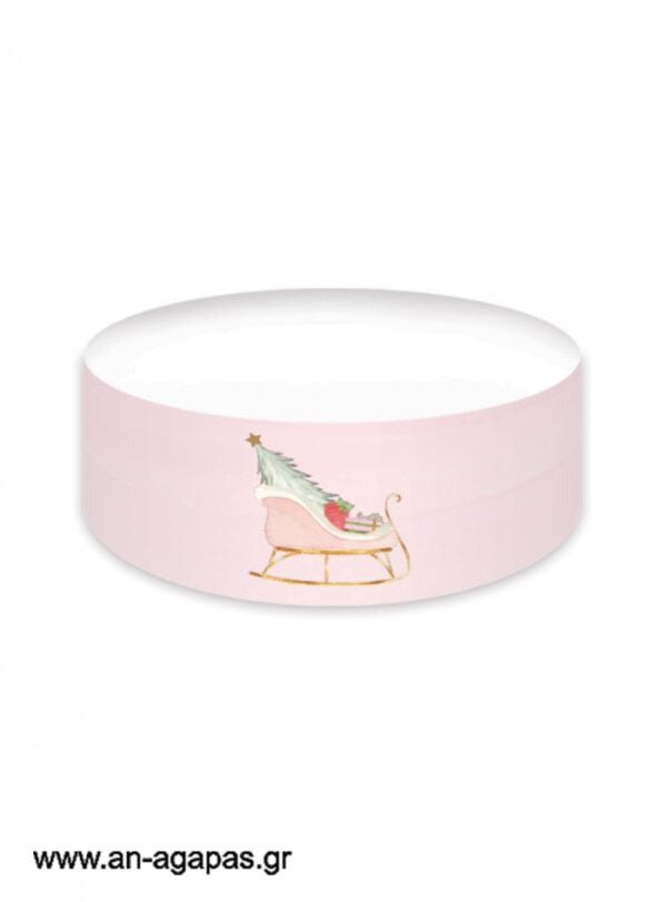 Cake banner Pink Sleight Christmas