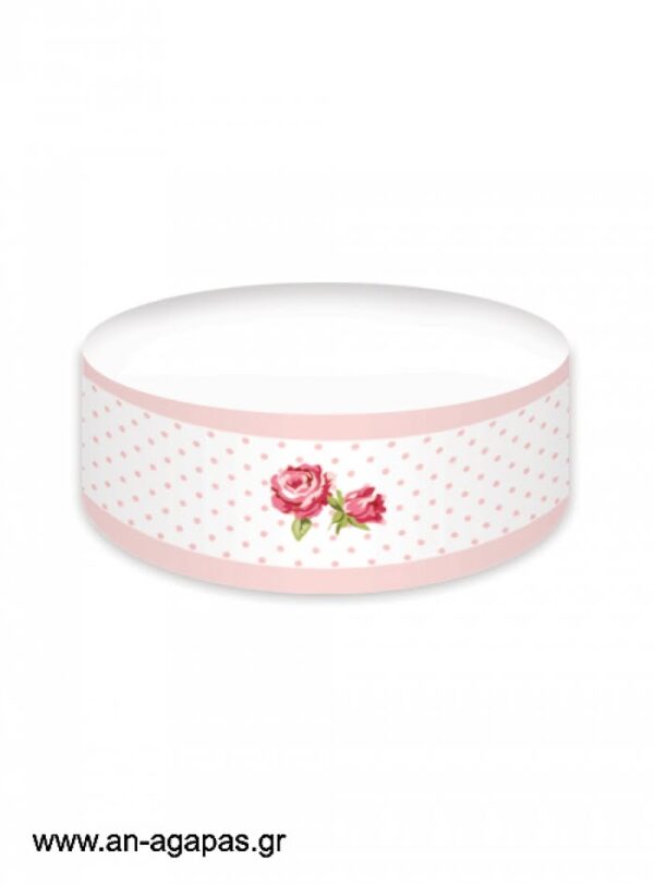 Cake  banner  Romantic  Flowers