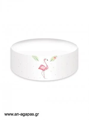 Cake  banner  Tropical  Flamingo 