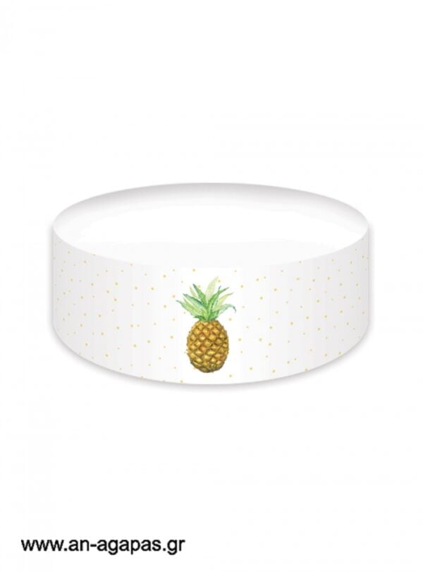 Cake  banner  Tropical  Pineapple