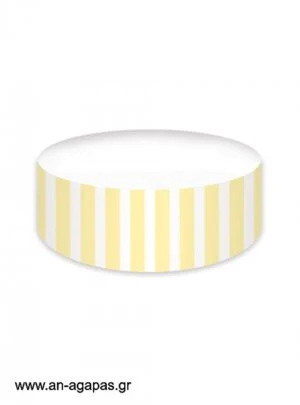Cake  banner  Yellow  Dots  &  Stripes 