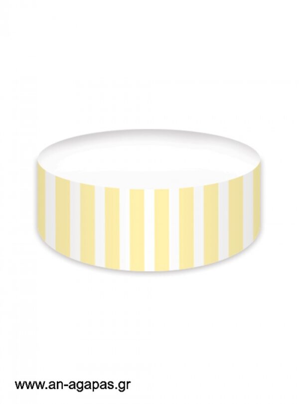 Cake  banner  Yellow  Dots  &  Stripes