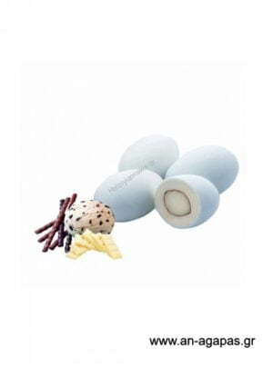 Choco  almond  stracciatella 