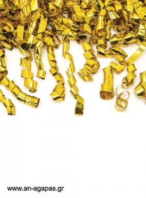 Confetti Κανονάκι-Σερπαντίνες Χρυσές