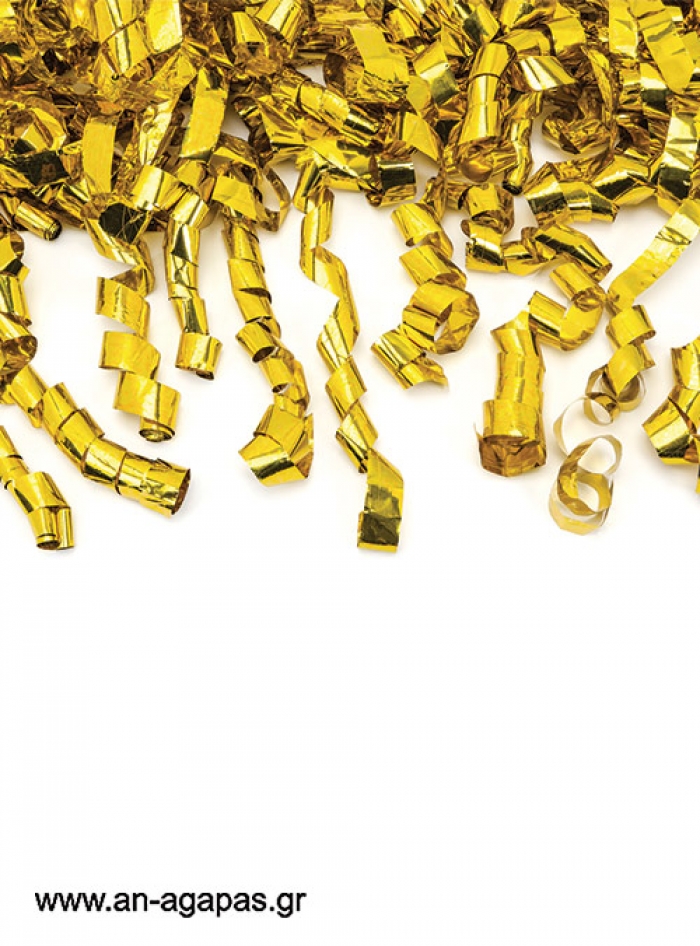 Confetti Κανονάκι-Σερπαντίνες Χρυσές