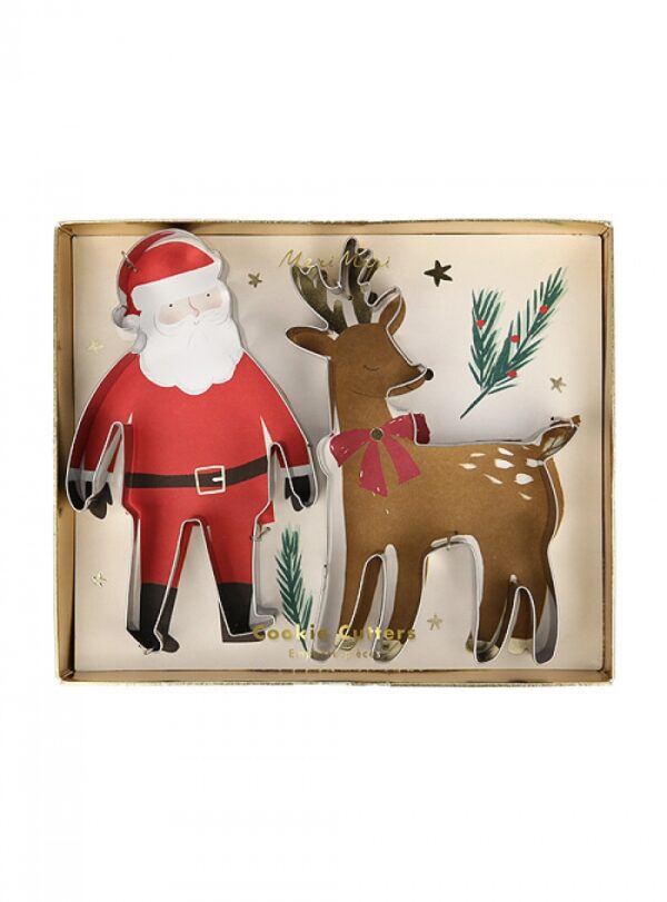 Cookie Cutters Santa & Reindeer, 2τμχ