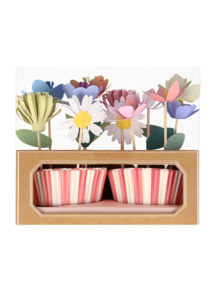 Cupcake Kit Flower Garden