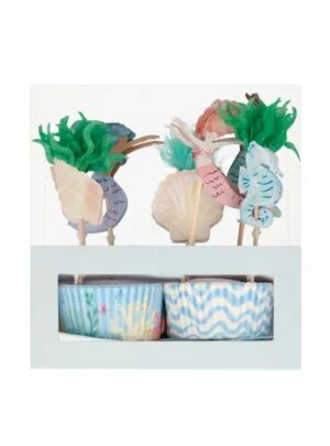  Cupcake Kit Γοργόνα