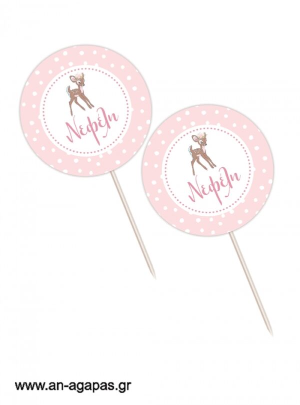 Cupcake  Toppers  Baby  Deer