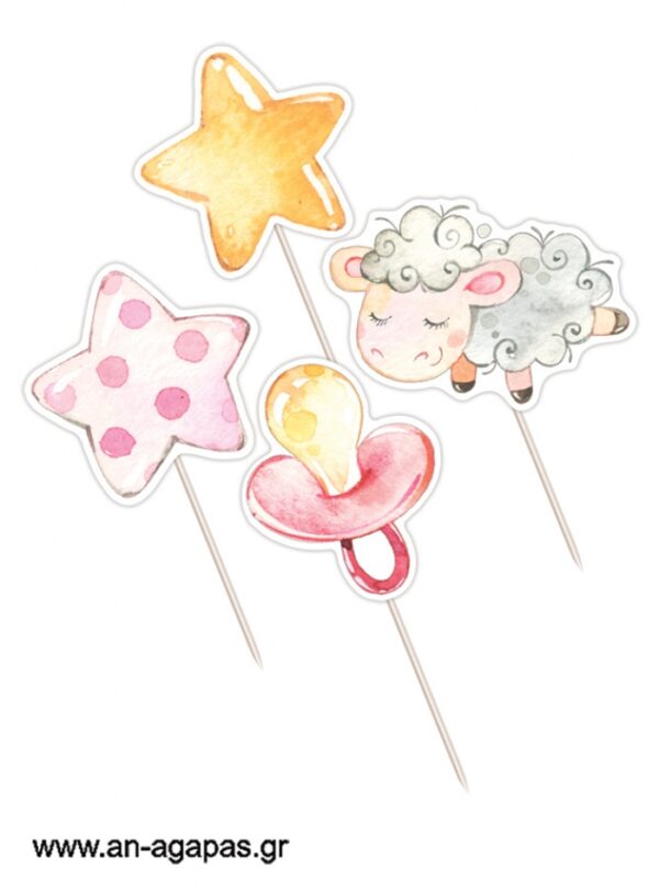 Cupcake Toppers Baby Girl