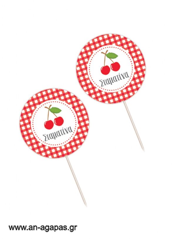 Cupcake Toppers Cherries