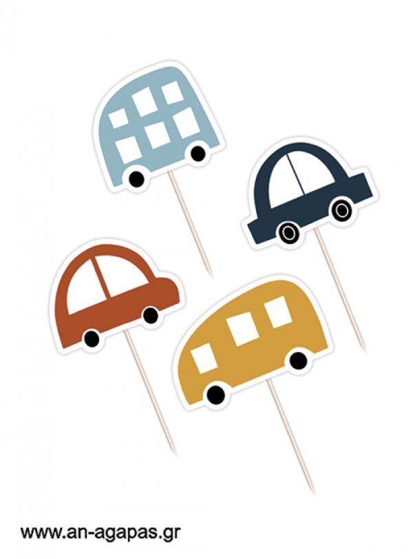 Cupcake Toppers City Cars
