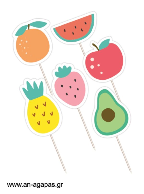 Cupcake Toppers Fruits